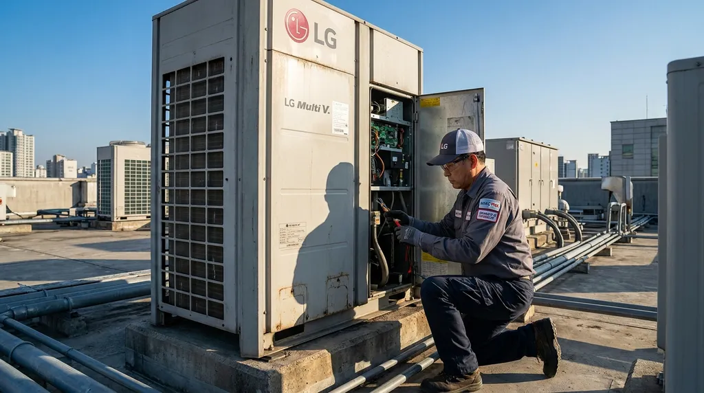 مناطق تحت پوشش تعمیر وی آر اف (VRF) ال جی در تهران